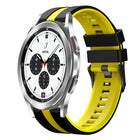 20mm Two Color Sports Silicone Watch Band, For Samsung  Galaxy Watch 4 Classic 42mm, For Samsung Galaxy Watch Active 2 44mm, For Samsung Galaxy Watch Active 2 40mm - DealBuddy