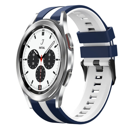 20mm Two Color Sports Silicone Watch Band, For Samsung  Galaxy Watch 4 Classic 42mm, For Samsung Galaxy Watch Active 2 44mm, For Samsung Galaxy Watch Active 2 40mm - DealBuddy