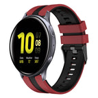 For Samsung Galaxy Watch Active 2 44mm / Red+Black