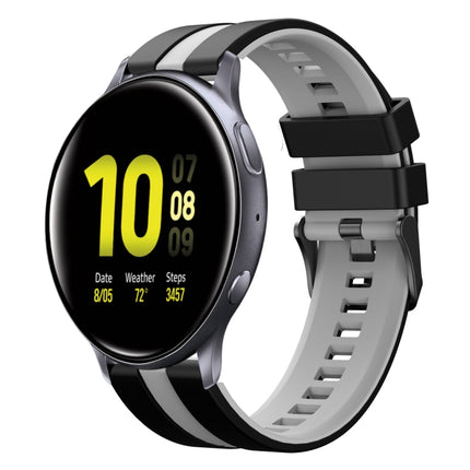 20mm Two Color Sports Silicone Watch Band, For Samsung  Galaxy Watch 4 Classic 42mm, For Samsung Galaxy Watch Active 2 44mm, For Samsung Galaxy Watch Active 2 40mm - DealBuddy