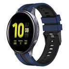 For Samsung Galaxy Watch Active 2 44mm / Blue+Black