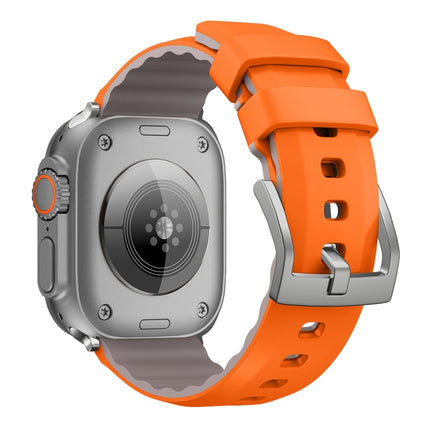 Two-Color Silicone Watch Band