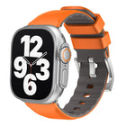 Two-Color Silicone Watch Band, For Apple Watch Series 4 44mm, For Apple Watch Series 4 40mm - DealBuddy