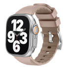 Two-Color Silicone Watch Band, For Apple Watch Series 4 44mm, For Apple Watch Series 4 40mm - DealBuddy
