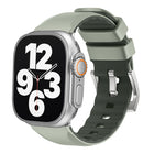 Two-Color Silicone Watch Band, For Apple Watch Series 4 44mm, For Apple Watch Series 4 40mm - DealBuddy