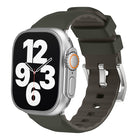 Two-Color Silicone Watch Band, For Apple Watch Series 4 44mm, For Apple Watch Series 4 40mm - DealBuddy