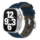 Two-Color Silicone Watch Band, For Apple Watch Series 4 44mm, For Apple Watch Series 4 40mm - DealBuddy