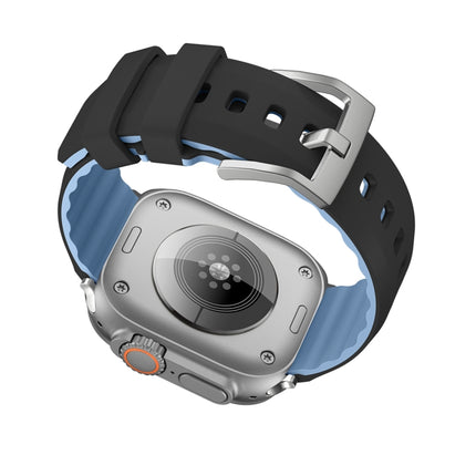 Two-Color Silicone Watch Band