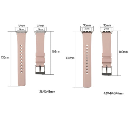 Two-Color Silicone Watch Band