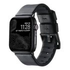 Genuine Leather Hybrid Silicone Watch Band