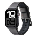 For Apple Watch Series 10 46mm / Coffee Black Buckle