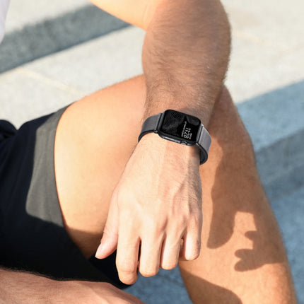 Genuine Leather Hybrid Silicone Watch Band