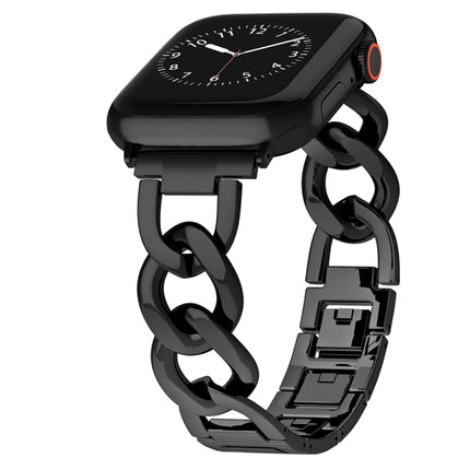 Quick-Release Metal Chain Watch Band, For Apple Watch Series 3 38mm, For Apple Watch Series 3 42mm - DealBuddy