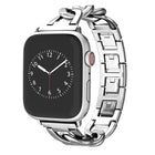 Quick-Release Metal Chain Watch Band, For Apple Watch Series 3 38mm, For Apple Watch Series 3 42mm - DealBuddy