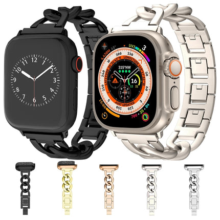 Quick-Release Metal Chain Watch Band, For Apple Watch Series 3 38mm, For Apple Watch Series 3 42mm - DealBuddy