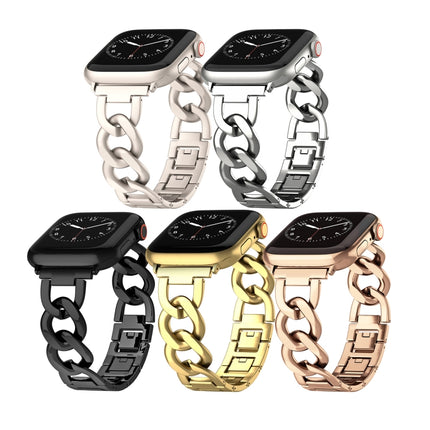 Quick-Release Metal Chain Watch Band, For Apple Watch Series 3 38mm, For Apple Watch Series 3 42mm - DealBuddy