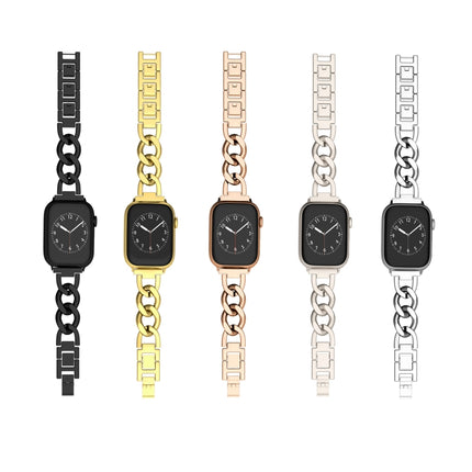 Quick-Release Metal Chain Watch Band, For Apple Watch Series 3 38mm, For Apple Watch Series 3 42mm - DealBuddy
