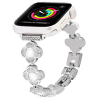 Four Leaf Clover Quick-Release Metal Chain Watch Band