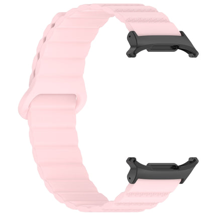 For Samsung Galaxy Watch Ultra 47mm Spot Pattern Two Color Magnetic Silicone Watch Band