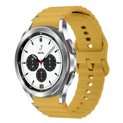 Wave Pattern Stitched Silicone Watch Band