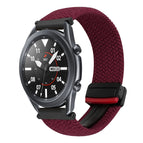 For Samsung Galaxy Watch 3 45mm / Black Sand Red