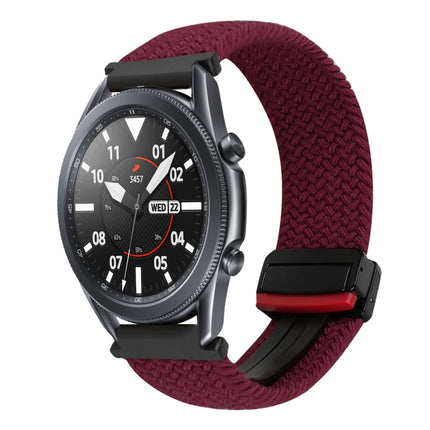 22mm Magnetic Buckle Braided Watch Band, For Samsung Galaxy Gear S3 Frontier, For Samsung Galaxy Watch 3 45mm