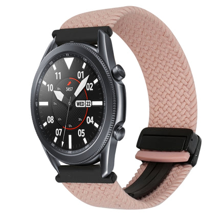 22mm Magnetic Buckle Braided Watch Band, For Samsung Galaxy Gear S3 Frontier, For Samsung Galaxy Watch 3 45mm