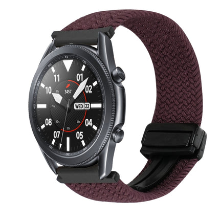 22mm Magnetic Buckle Braided Watch Band, For Samsung Galaxy Gear S3 Frontier, For Samsung Galaxy Watch 3 45mm