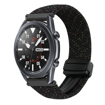 22mm Magnetic Buckle Braided Watch Band, For Samsung Galaxy Gear S3 Frontier, For Samsung Galaxy Watch 3 45mm