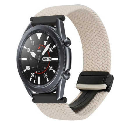 22mm Magnetic Buckle Braided Watch Band, For Samsung Galaxy Gear S3 Frontier, For Samsung Galaxy Watch 3 45mm