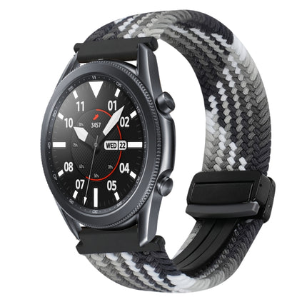 22mm Magnetic Buckle Braided Watch Band, For Samsung Galaxy Gear S3 Frontier, For Samsung Galaxy Watch 3 45mm