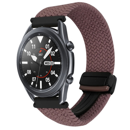 22mm Magnetic Buckle Braided Watch Band, For Samsung Galaxy Gear S3 Frontier, For Samsung Galaxy Watch 3 45mm