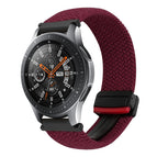 For Samsung Galaxy Watch 46mm / Black Sand Red