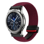 For Samsung Galaxy Gear S3 Classic / Black Sand Red