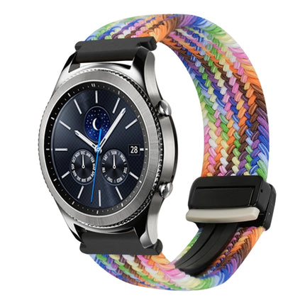 22mm Magnetic Buckle Braided Watch Band, For Samsung Galaxy Gear S3 Classic, For Samsung Galaxy Watch 46mm - DealBuddy
