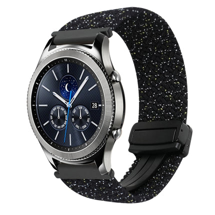 22mm Magnetic Buckle Braided Watch Band, For Samsung Galaxy Gear S3 Classic, For Samsung Galaxy Watch 46mm - DealBuddy