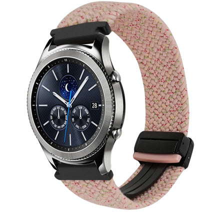 22mm Magnetic Buckle Braided Watch Band, For Samsung Galaxy Gear S3 Classic, For Samsung Galaxy Watch 46mm - DealBuddy