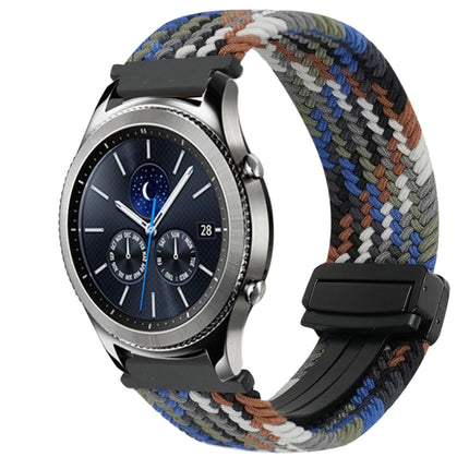22mm Magnetic Buckle Braided Watch Band, For Samsung Galaxy Gear S3 Classic, For Samsung Galaxy Watch 46mm - DealBuddy