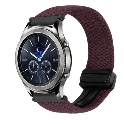 22mm Magnetic Buckle Braided Watch Band, For Samsung Galaxy Gear S3 Classic, For Samsung Galaxy Watch 46mm - DealBuddy
