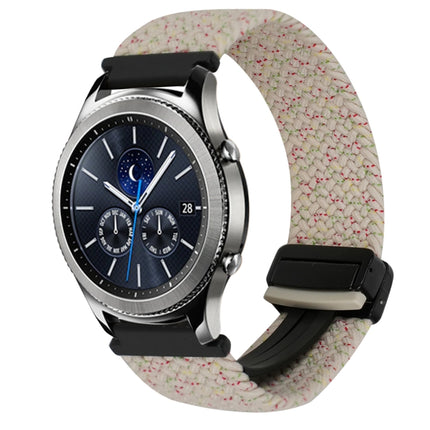 22mm Magnetic Buckle Braided Watch Band, For Samsung Galaxy Gear S3 Classic, For Samsung Galaxy Watch 46mm - DealBuddy