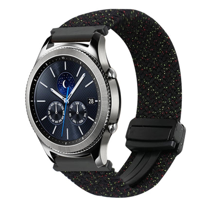 22mm Magnetic Buckle Braided Watch Band, For Samsung Galaxy Gear S3 Classic, For Samsung Galaxy Watch 46mm - DealBuddy