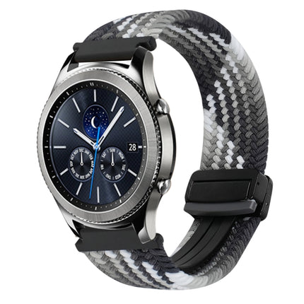 22mm Magnetic Buckle Braided Watch Band, For Samsung Galaxy Gear S3 Classic, For Samsung Galaxy Watch 46mm - DealBuddy