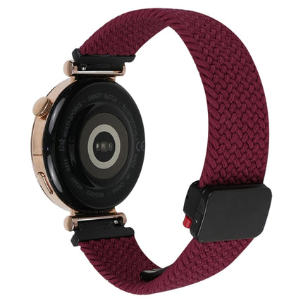 22mm Magnetic Buckle Braided Watch Band, For Samsung Galaxy Gear S3 Frontier, For Samsung Galaxy Watch 3 45mm