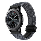 22mm Magnetic Buckle Braided Watch Band, For Samsung Galaxy Gear S3 Frontier, For Samsung Galaxy Watch 3 45mm