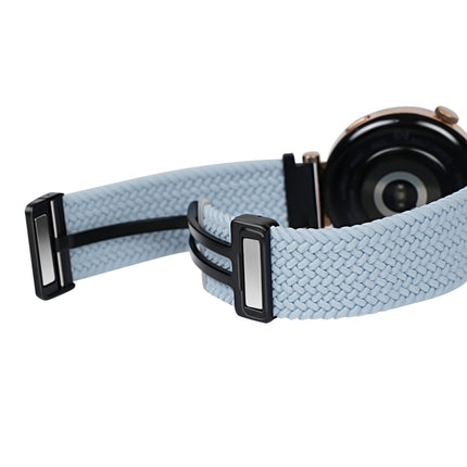 22mm Magnetic Buckle Braided Watch Band, For Samsung Galaxy Gear S3 Frontier, For Samsung Galaxy Watch 3 45mm