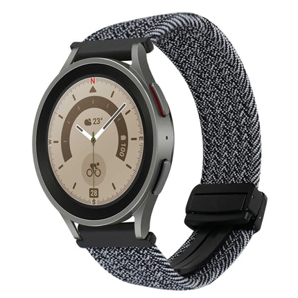 20mm Magnetic Buckle Braided Watch Strap, For Samsung Galaxy Watch 5 Pro, For Samsung Gear Sport - DealBuddy