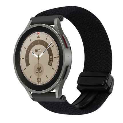 20mm Magnetic Buckle Braided Watch Strap, For Samsung Galaxy Watch 5 Pro, For Samsung Gear Sport - DealBuddy