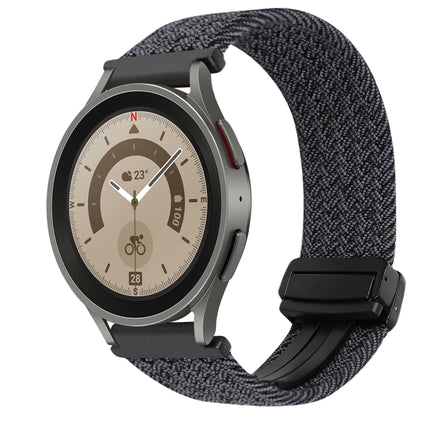 20mm Magnetic Buckle Braided Watch Strap, For Samsung Galaxy Watch 5 Pro, For Samsung Gear Sport - DealBuddy