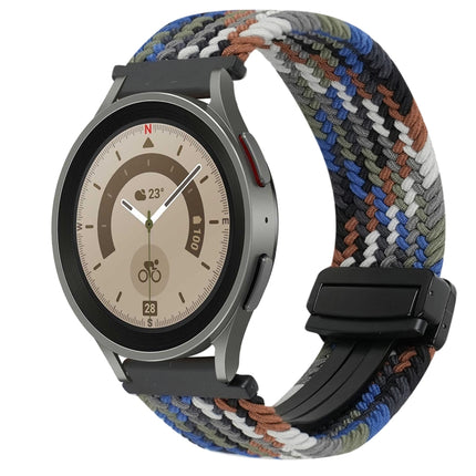 20mm Magnetic Buckle Braided Watch Strap, For Samsung Galaxy Watch 5 Pro, For Samsung Gear Sport - DealBuddy