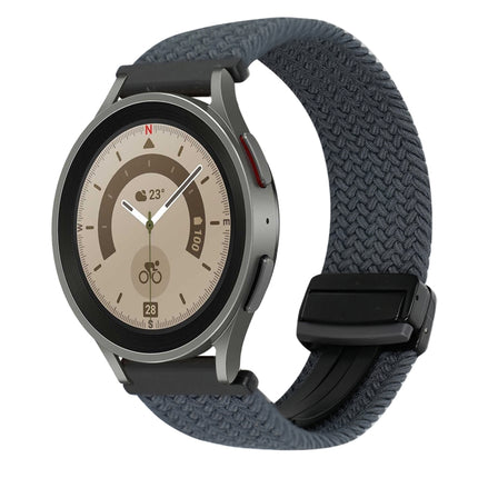 20mm Magnetic Buckle Braided Watch Strap, For Samsung Galaxy Watch 5 Pro, For Samsung Gear Sport - DealBuddy